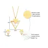 Lähellä hotellia Love & Triangle Stylish Jewelry Set