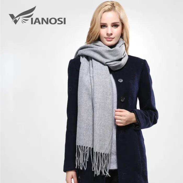 Lyx bomull vinter scarf - premium kvalitet
