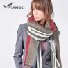 PañuelosStriped invierno bufanda suave Shawl