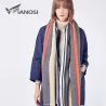 PañuelosStriped invierno bufanda suave Shawl