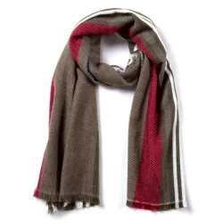 PañuelosStriped invierno bufanda suave Shawl