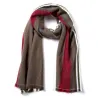 PañuelosStriped invierno bufanda suave Shawl