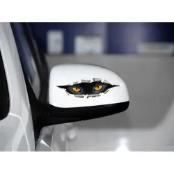 Pegatinas3D ojos de gato pareado - pegatina de coche vinilo - impermeable