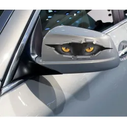 Pegatinas3D ojos de gato pareado - pegatina de coche vinilo - impermeable