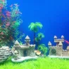 Kala Tank Aquarium Resinin linna Tower Ornament