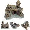 Kala Tank Aquarium Resinin linna Tower Ornament