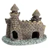 Kala Tank Aquarium Resinin linna Tower Ornament