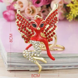 Crystal Catwoman ja Keychain Keyring