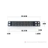 4 Row Rivet Stud Leather Bracelet Unisex