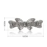 Joyas para mujerPiñón de la mariposa cristalina del cabello