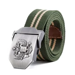 Cinturónemblema ruso - cinturón de tela - unisex