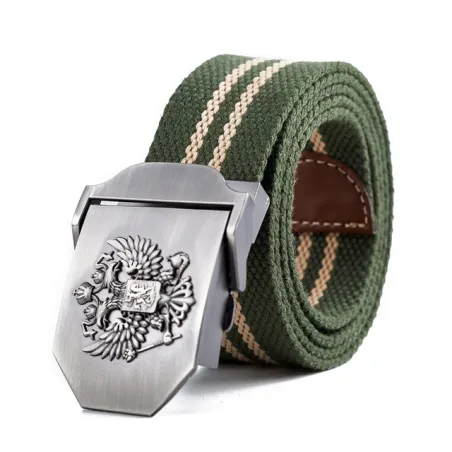 Cinturónemblema ruso - cinturón de tela - unisex
