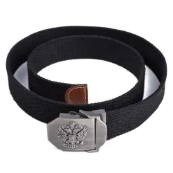 Cinturónemblema ruso - cinturón de tela - unisex