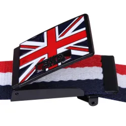 Moda Inglaterra Estilo Canvas cinto Unisex