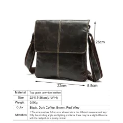 Tracolla in vera pelle Borsa
