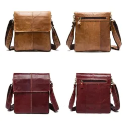 Echtes Leder Crossbody Schulter Tasche