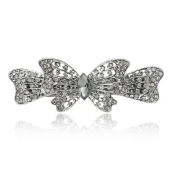 Bowknot Butterfly Crystal Hair Clip