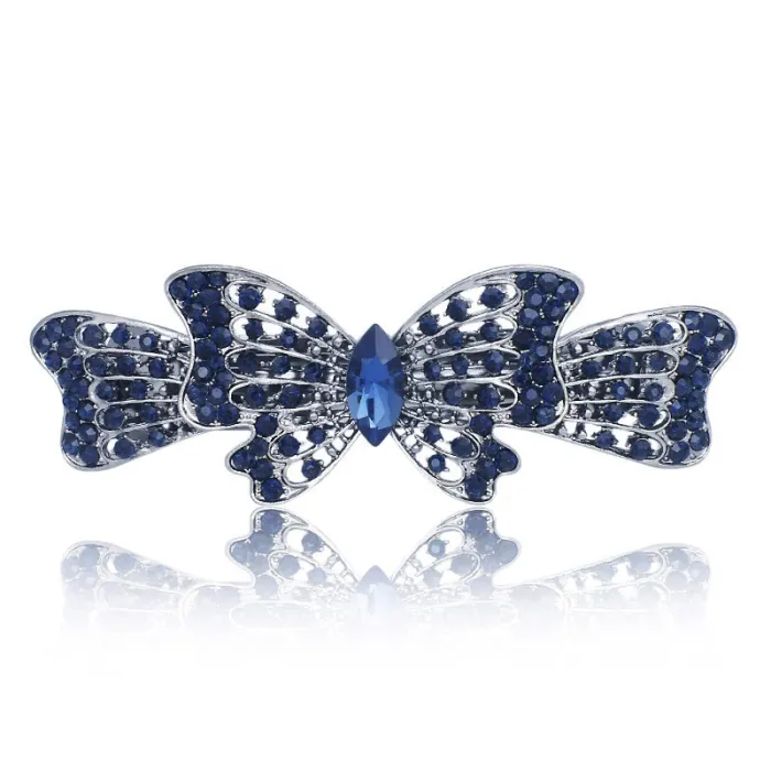 Bowknot Butterfly Crystal Hiukset Clip Hairpin