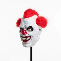 Angry clown full ansikte latex mask - Halloween - fest - karnaval