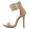 Avaa Toe Thin High Heel Sandals
