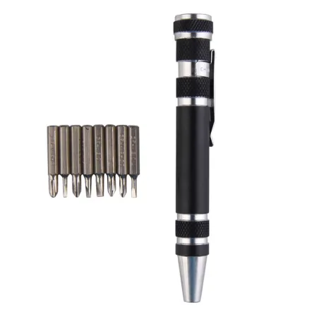 8 i 1 Aluminiumlegering Pen Style Multi-Tool Screwdriver Set