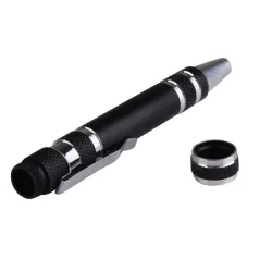 8 i 1 Aluminiumlegering Pen Style Multi-Tool Screwdriver Set