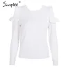 Elegant Off Shoulder Knitted Sweater Jumper
