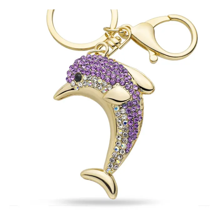 Dauphin cristal - keyring