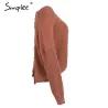 pullover in pizzo senza schienale - maglione a maglia