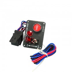 VR-QT312 Racing Car Electronics Ein Schalter Kit Panel Motor Start Knopf Toggle mit Zubehör