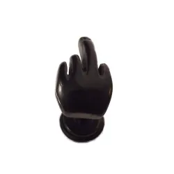 Långfingerörhängen - rostfritt stål