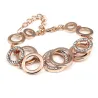 Multilayer Symmetry Circle Link Rhinestones Näytä tarkat tiedot Bracel