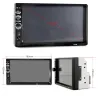 Rádio carro Bluetooth - DIN 2 - 7 ' polegadas LCD touch screen - MP3-MP5 player - USB - MirrorLink