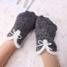 Algodão lã Cashmere Elegante senhoras luvas