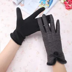 Baumwolle Wolle Kaschmir Elegante Damen Handschuhe