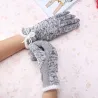 Algodão lã Cashmere Elegante senhoras luvas