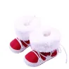 Neugeborene Kleinkind Baumwolle weiche Dicke warme Fleece Schuhe Stiefel Erste Walker