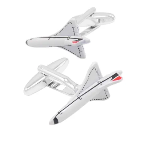 Aircraft Avião Cufflinks