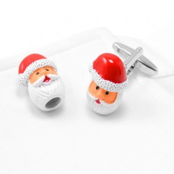 Cufflinks de design de Papai Noel