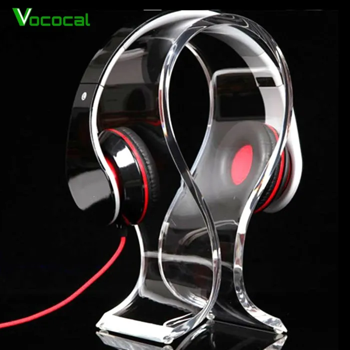AuricularesAcrílico universal Headphone Headset Stand Hanger Holder