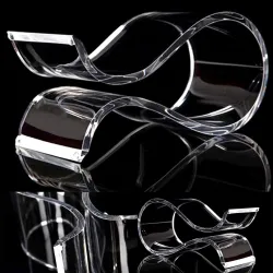 Acrílico universal Headphone Headset Stand Hanger titular