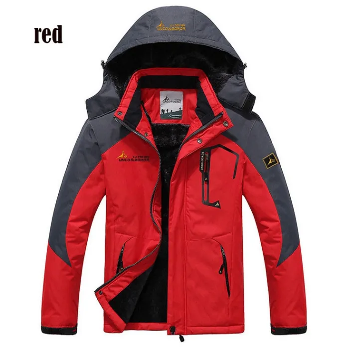 Resistant Windproof Thick Hooded Winter Jacket