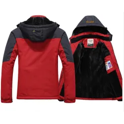 Resistant Windproof Thick Hooded Winter Jacket