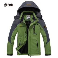 Resistant Windproof Thick Hooded Winter Jacket