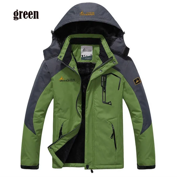 Resistant Windproof Thick Hooded Winter Jacket