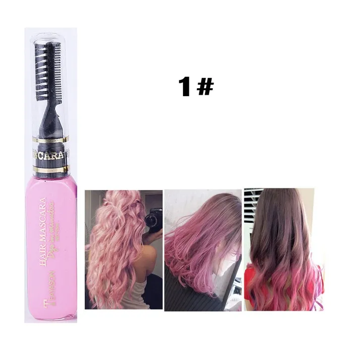 Pitkäikäinen pigmentti Dye hiusten väri Mascara
