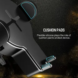 iPhone X S8 Original 360 Degree Rotation Qi Wireless Car Charger Phone Holder With LED IndicatorAccessoires