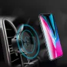 iPhone X S8 Original 360 Degree Rotation Qi Wireless Car Charger Support de téléphone avec indicateur LED