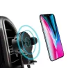 iPhone X S8 Original 360 Degree Rotation Qi Wireless Car Charger Support de téléphone avec indicateur LED