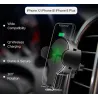 iPhone X S8 Original 360 Degree Rotation Qi Wireless Car Charger Phone Holder With LED IndicatorAccessoires